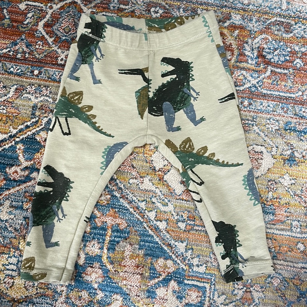 Zara boys 12-18 months dinosaur pants